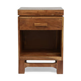 Christopher Knight Home® - Noble House - Wadley Boho Handcrafted Acacia Wood Nightstand