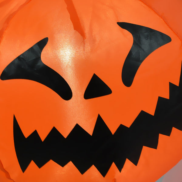 English Elm Homcom 5.9' Inflatable Ghost & Pumpkin Yard Decor - Led Halloween Decoration, Waterproof, Easy Setup! W2225P229471