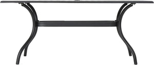 English Elm Christopher Knight Home® - Calisa Cast Aluminum 63" Rectangular Outdoor Dining Set for 6 in Black – Lattice Top, Rust‑Resistant Finish 54587.00SAD-6_56955.00