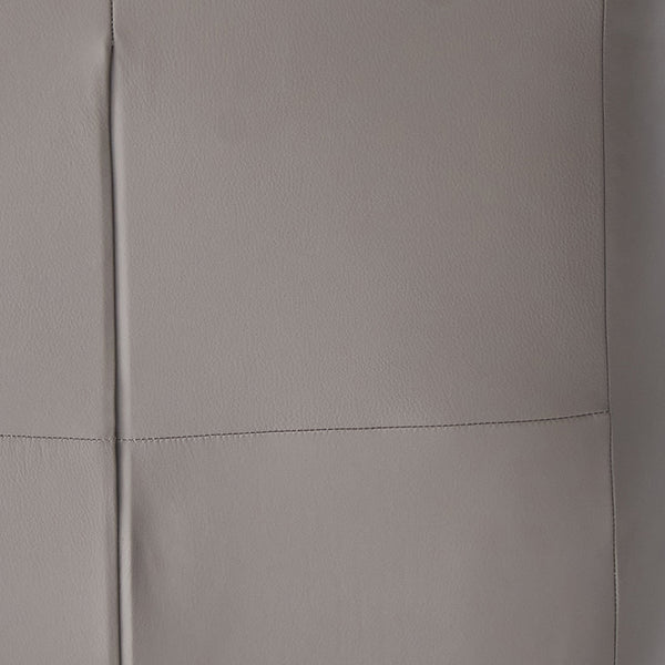 English Elm Jabel Khaki Top Grain Leather Accent Chair & Ottoman with Metal Frame, Full Foam Comfort, 37"H B2726S00392