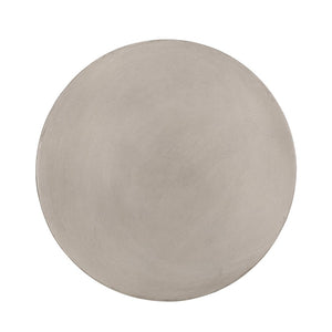 English Elm Outdoor Mgo Concrete Cylinder Side Table Lightweight Patio Accent in Gray N773P387262G