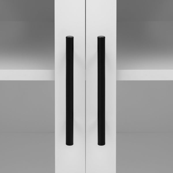 English Elm Vibe 68.9'' Modern Minimalist Tv Stand For 75'' Tvs, Stylish Entertainment Center With Storage Solutions N724P284467K-GIGA