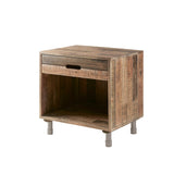 INK+IVY Renu Industrial Solid Wood Nightstand II136-0398 Natural