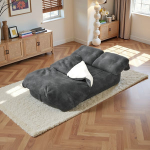 English Elm 2-In-1 Convertible Modular Sofa Bed - Space-Saving, Memory Foam Comfort For Living Room Or Studio W3653P355608