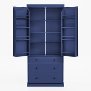 English Elm Topmax Farmhouse Pantry Cabinet Tall Freestanding Kitchen Storage Unit SP000047AAC