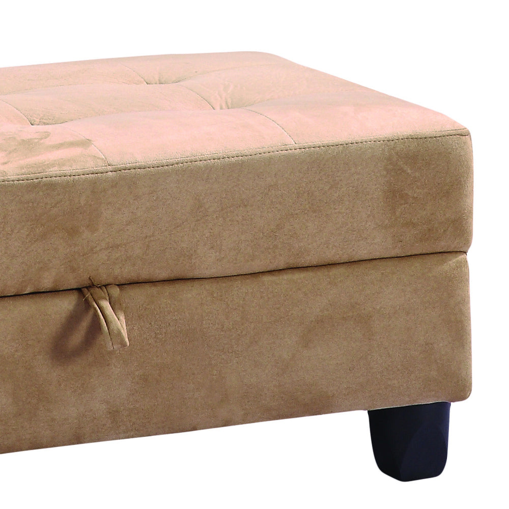 English Elm Gallant Mocha Tufted Ottoman - Versatile Storage, Stylish Seating & Cozy Footrest For Any Room B078P301538