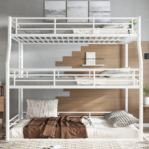 English Elm Twin Xl Solid Pine Loft Bed with Built-in Led Lighting and Storage Shelves Light White W1580S00587