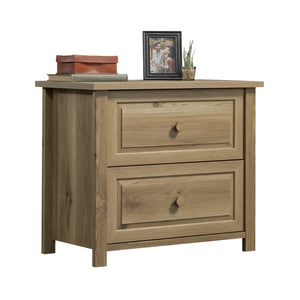 English Elm Lateral File Cabinet - Stylish Brown Finish With Dual Drawers For Organized Document Storage & Safety B356P354500