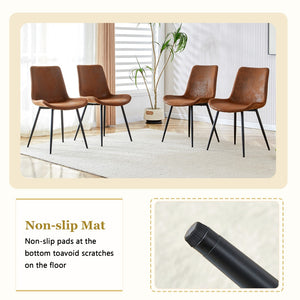 English Elm Scalable Extendable Dining Set Six Ergonomic Tech Fabric Chairs Walnut Wood Base W1151S04688