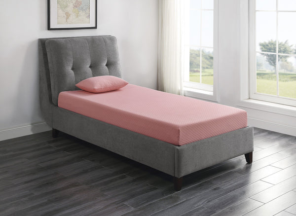 English Elm 7inch Gel-Infused Charcoal Memory Foam Twin Mattress and Pillow Set — Breathable Cover, Supportive Comfort for All Night Rest Pink 12.75 L x 12.75 W x 40.25 H B011P213350