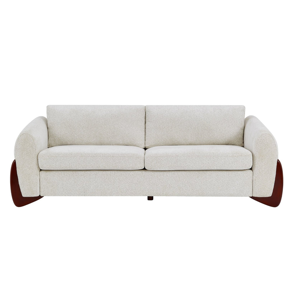 English Elm Christopher Knight Home® - 89"L Beige Chenille Sofa – Plush Comfort, Durable Design, Perfect For Apartments & Family Rooms N771P345832M_ N771P345833M