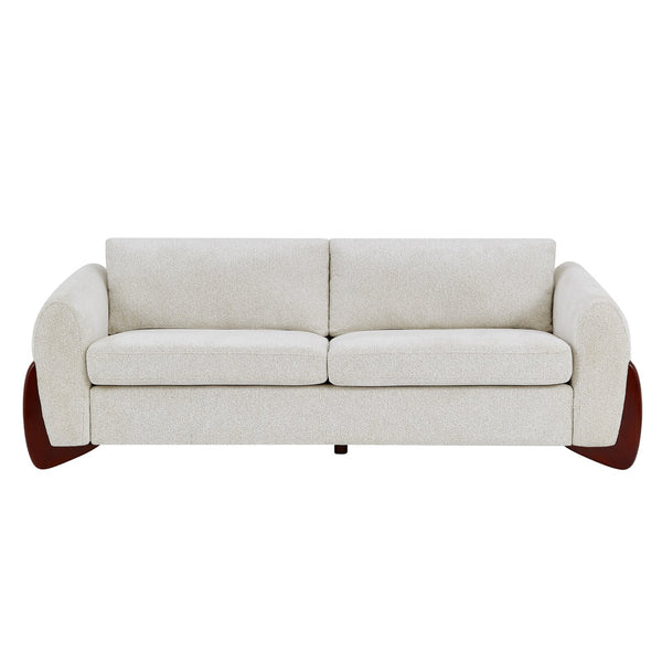 English Elm Christopher Knight Home® - 89"L Beige Chenille Sofa – Plush Comfort, Durable Design, Perfect For Apartments & Family Rooms N771P345832M_ N771P345833M