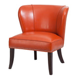 Madison Park Hilton Modern/Contemporary Armless Accent Chair FPF18-0040 Orange