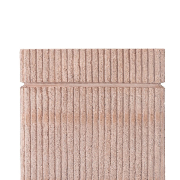 English Elm 16.15x20 Mgo Concrete Propane Tank Cover Outdoor Side Table Travertine Stone Finish N772P409038T
