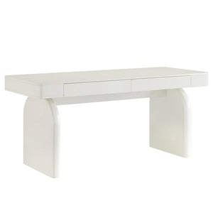 English Elm Sturdy Two-tier Computer Desk with File Cabinet and Monitor Riser for Home Office T3971P453207