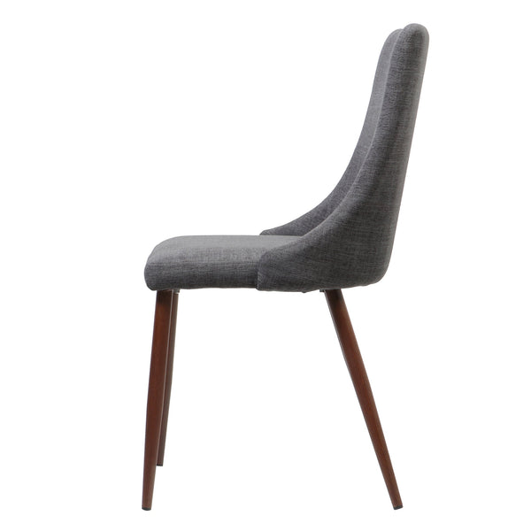 English Elm Christopher Knight Home® - DINING Light Grey Fabric Side Chairs Set of 2 – 100% Polyester Upholstery, Dark Walnut Iron Legs (96) 60783.00