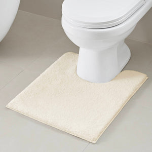 JLA Home Madison Park Signature - Bath Plush High-Pile Rug with Quick-Dry Technology, Non-Skid Backing, OEKO-TEX Certified Comfort Cream MPS72-168
