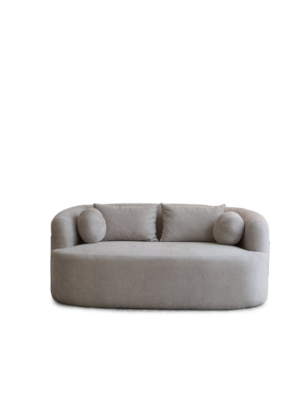 English Elm Sofa-in-a-box, Chenille Loveseat Frameless Foam 2 Seater for Modern Living Spaces Gray W668P381895