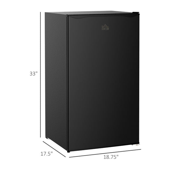 English Elm Homcom Compact Upright Freezer 1.1 Cu Ft with Reversible Door for Dorm or Office W2225P173904
