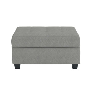 English Elm Aston Tufted Microfiber Storage Ottoman with Lift Top for Living Room Seating B056P416901