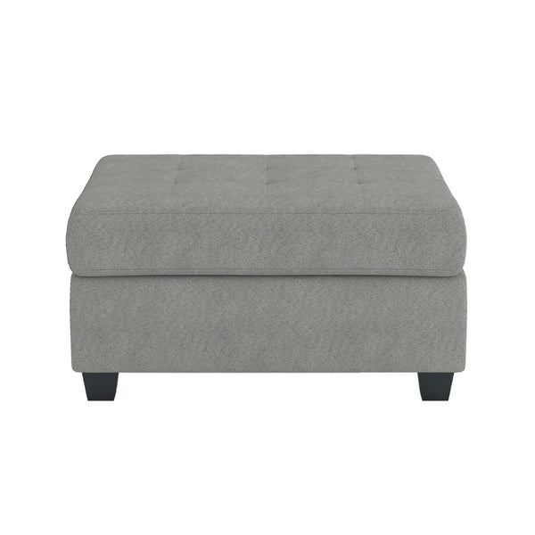 English Elm Aston Tufted Microfiber Storage Ottoman with Lift Top for Living Room Seating B056P416901