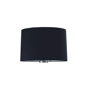 English Elm 59" Tall Metal Floor Lamp with Sleek Fabric Shade, Tripod Chrome Legs, Modern Ambient Lighting Design Black B072116087