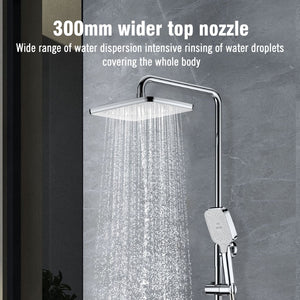 English Elm Triple Function Wall Mounted Shower System with Rainfall Handheld and Copper Body W2071P227920