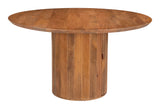 Izola Dining Table Brown 109856 Zuo Modern