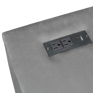 English Elm Full Size Upholstered Platform Bed With Trundle, Charging Station, And Smart Storage In Gray Velvet N7090000604E