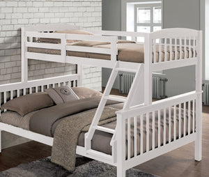 English Elm Transition Twin Bunk Bed With Slat Support & Angled Ladder - Stylish Space-Saver For Kids! B2741S00275-GIGA