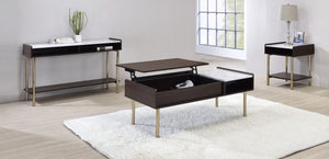 English Elm Steve Silver - Carrie Modern Brown End Table - Versatile Accent Table With Storage For Living Room & Bedroom B081P157770-GIGA