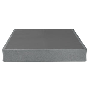English Elm 9 9 in. Foldable Full Size Metal Mattress Foundation Box Spring Base, Portable, Sturdy, Gray Cover B011P206778