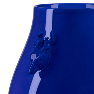 Deer Ears Vase - Exquisite Handcrafted Porcelain in Rare Blue, Perfect for Elegant Home Decor Accents