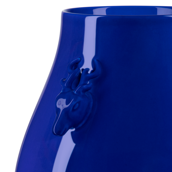 Deer Ears Vase - Exquisite Handcrafted Porcelain in Rare Blue, Perfect for Elegant Home Decor Accents