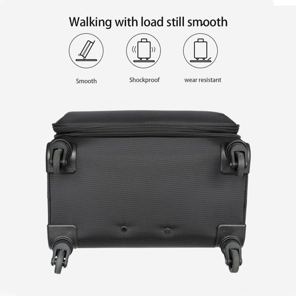 English Elm Softside Spinner Luggage Set Three Piece Expandable Lightweight Travel Suitcases with Tsa Lock W2710P184871