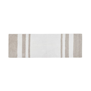 JLA Home Madison Park - Reversible Cotton Bath Rug - Plush, Highly Absorbent Spa-Style Mat, Machine Washable, Dual-Texture Design Taupe MP72-1486