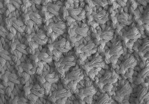 English Elm Ottoman, 12" Round Grey Velvet Pouf with Padded Seat, Natural Wood Legs, Versatile Accent Seat B2710P220012