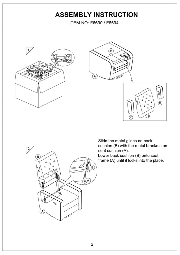 English Elm Contemporary swivel glider recliner chair with manual motion, tufted wingback cushion, cozy living seat LIGHT GREY 31 L x 29 W x 27 H B011P184989