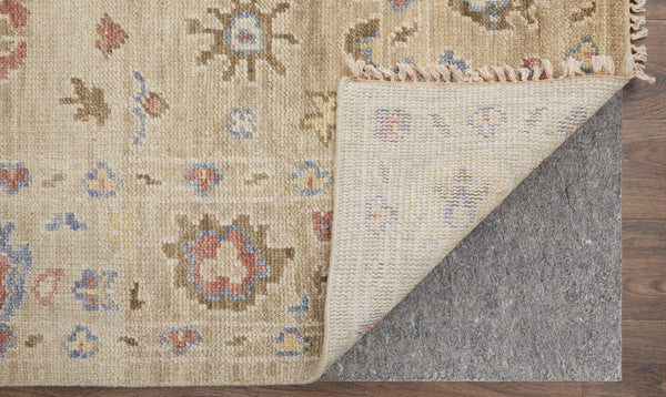 Feizy Rugs Fillmore Hand-knotted Wool Rug - Artisan-crafted Floral Design With Rich Colors For Timeless Style Brown,Tan,Blue Wool Fil69cjflgn000f00