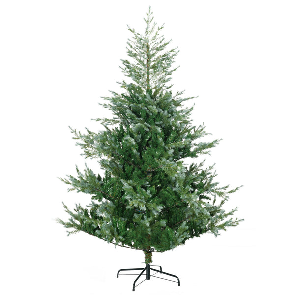 English Elm Homcom 6Ft Lifelike Artificial Christmas Tree With 795 Branches, Easy Setup, Steel Base & Safe Design W2225P229600