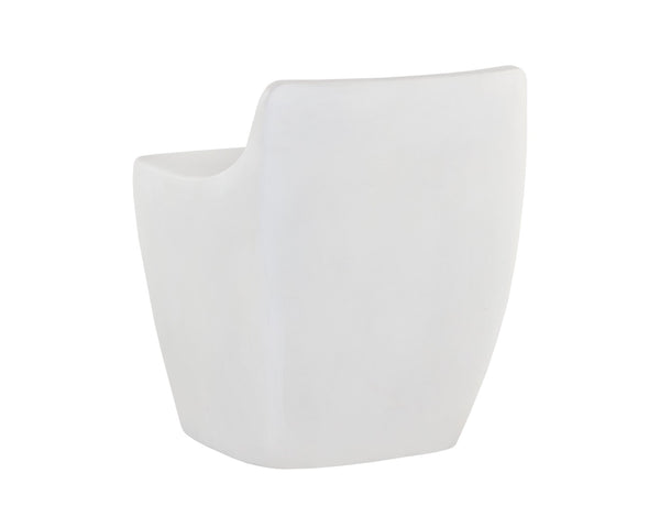 Sunpan LEDGER Stool - Contemporary Sculptural Design for Modern Homes, Ergonomic Comfort & Versatile Style 109275