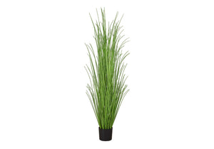 English Elm Artificial Eucalyptus Floor Plant 44" Tall in Sleek Black Pot with 1440 Lifelike Leaves, No Care Needed Green 50 L x 7 W x 7 H B2710P220051