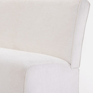English Elm 49" Boucle Upholstered Compact Loveseat with Curved Back for Scandinavian Living Rooms W1687P372429