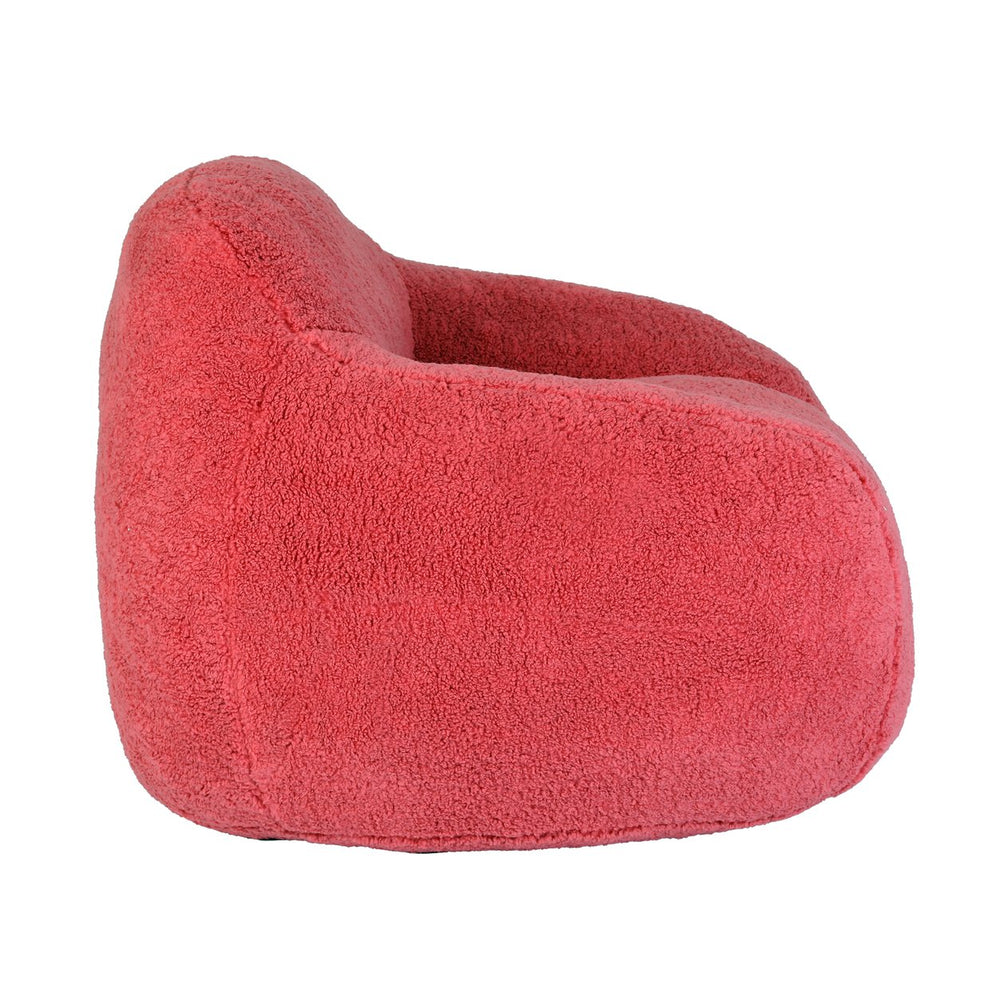 English Elm Bean Bag Chair - Oversized Memory Foam Sofa With Plush Teddy Cover For Ultimate Comfort & Style W2200P247797