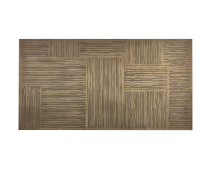 Sunpan Corina Bar Table - Handcrafted Iron with Antique Brass Finish, Unique Artisanal Design for Dining Spaces