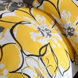 Mi Zone Allison Casual Floral Comforter Set MZ10-075 Yellow