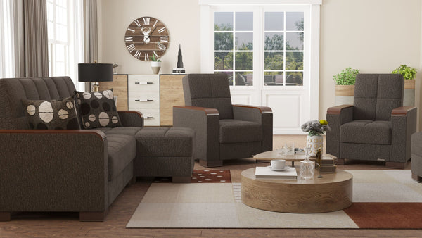 English Elm Primenest Zenaero Convertible Chaise Lounge With Storage - Modern Comfort And Versatile Design! B030P303563-GIGA