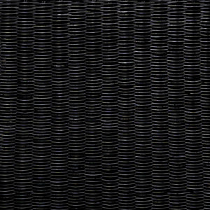English Elm Woven Black Rattan Square End Table with Retro Woven Texture, Sturdy Metal Frame & Versatile Use B016P377803