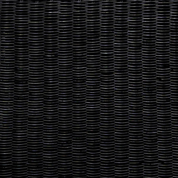 English Elm Woven Black Rattan Square End Table with Retro Woven Texture, Sturdy Metal Frame & Versatile Use B016P377803