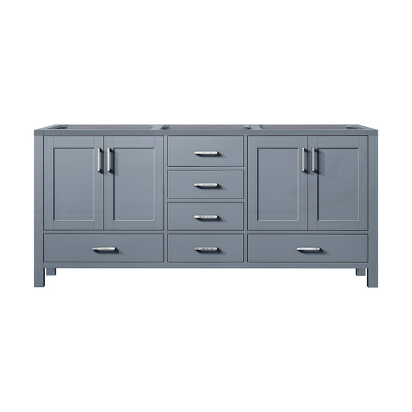 English Elm Dark Grey Double Bath Vanity - 60" W Stylish Storage Solution With Soft-Close Drawers & Easy Setup B2731P258876